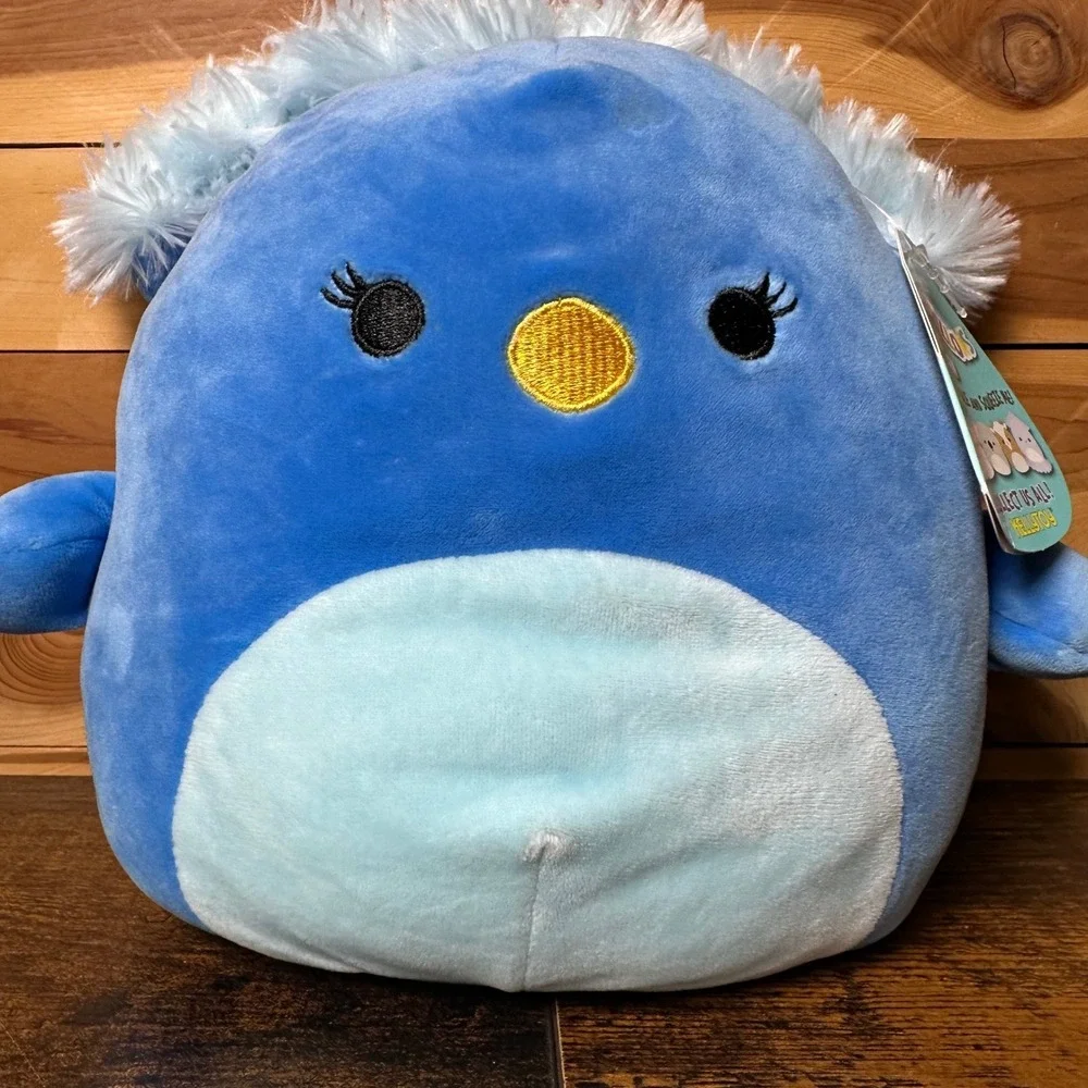 Squishmallows Patricia Blue Peacock 8 inch Plush Toy